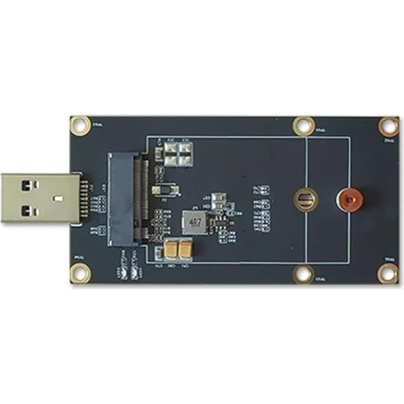 EXVIST 5G LTE USB adapteris M.2 (NGFF) į USB 3.0 su SIM kortelės kištuku, suderinamas su 5G LTE moduliais, pvz., Quectel RM500 ir RM520N serijomis
