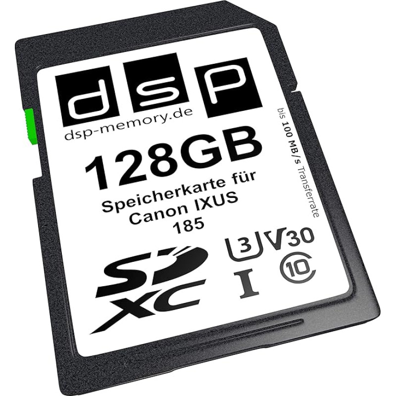 128 GB profesionali V30 atminties kortelė, skirta skaitmeniniam fotoaparatui 