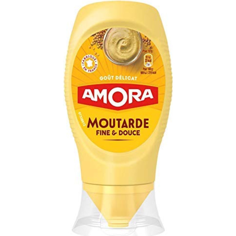 Amora - weicher Senf 260 g - 3 Stück - Bestes Angebot