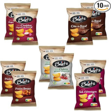 MIX BRET'S - 10x125g: 5 rūšys, po 2 maišelius.