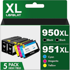 LOFBLAT 950XL 951XL spausdintuvo kasetės, suderinamos su HP 950/951 