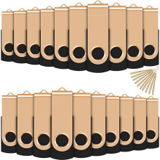 20 pakuočių USB 2.0 LED Flash Drive Memory Stick Multicolor 10 spalvų 2GB