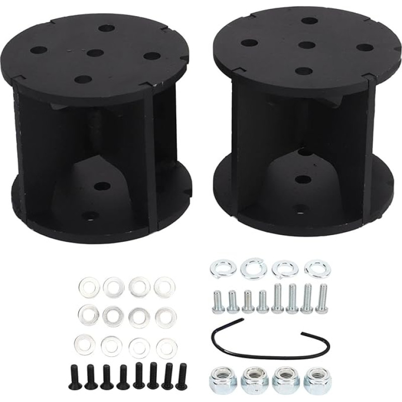 Luftfeder-Abstandshalter, 4-Zoll-Aufhängungshubblock, Federheber-Kit, kompatibel mit Load Lifter 5000 Serie 7500 XL, Austausch des Airbag-Abstandshalters