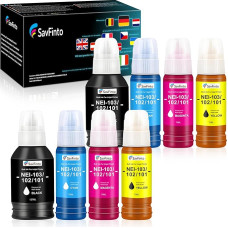 Epson 104 rašalo buteliukas, tinkamas naudoti su EcoTank ET-2710 ET-2711 ET-2714 ET-2714 ET-2715 ET-2720 ET-2721 ET-2726 ET-2810 ET-2820 ET-2821 ET-2825 ET-28, ET-26 ET-4700 ET-4800