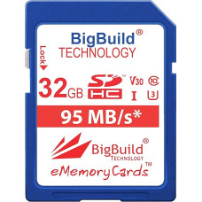 32GB UHS-I U3 95MB/s Memory Card For Panasonic Lumix DMC FT30, FT30EF A, FT30EF D, FT30EF K, FZ1000, FZ2000, FZ2500, FZ300, FZ72, FZ82, FZ82EBK Camera