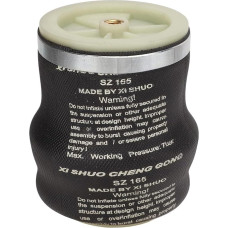 LKW-Sitz-Luftfedertasche mit Gummi- und Metallkonstruktion für Stoßdämpfung und komfortables Fahren, Schwarz