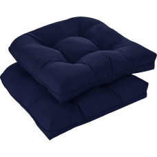 downluxe Lauko kėdžių pagalvėlės terasos baldams Vandeniui atsparus Tufted Overfilled Patio baldų pagalvėlės Atminties putų lauko sėdynės pagalvėlės 19