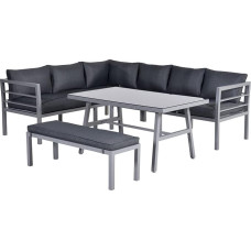 Garden Impressions 06590SO Lounge Dining Set, Arctic Gray, 245 x 195 x 73 cm
