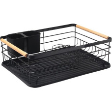 VIDECOR Geschirrtrockner – Geschirrständer für Die Küchentheke mit Besteckhalter, Langlebiger Edelstahl, Geschirrständer für Verschiedenes Geschirr, Einfache Installation, Kompakt,D