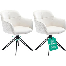 2 smėlio spalvos valgomojo kėdės su spyruokliniu branduoliu, pasukamu ir aksominiu užvalkalu, aukšta sėdimoji dalis, retro stilius ir paprastas surinkimas, be PVC ir Oeko-Tex sertifikato, įskaitant pristatymą į pageidaujamą vietą