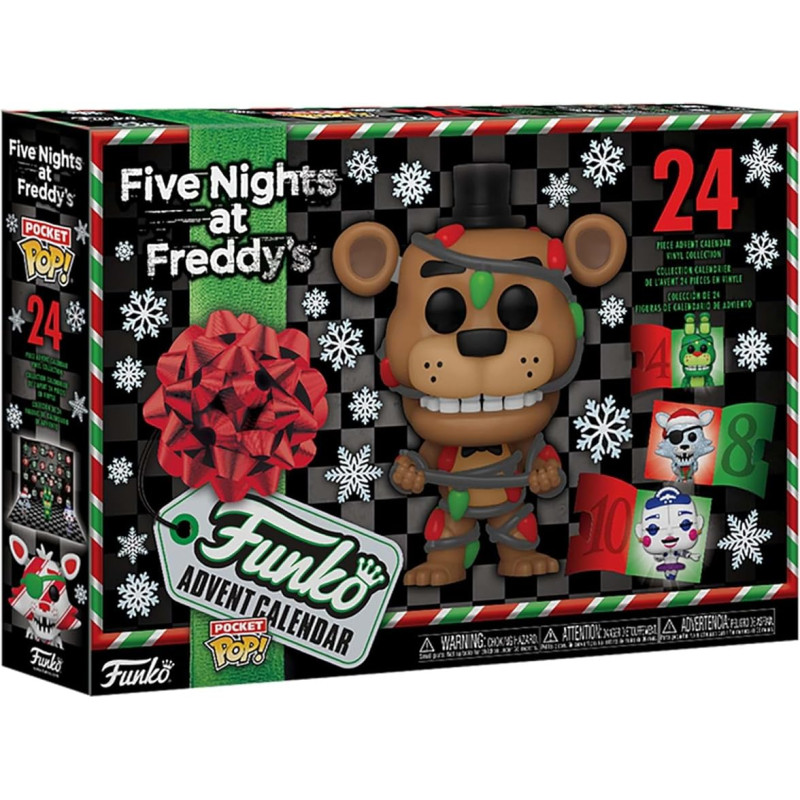 Funko Advent Calendar: Five Nights At Freddy's (FNAF) 2023-24 Tage der Überraschung - Vinyl-Minifigur Zum Sammelns - Mystery Box - Geschenkidee - Feiertage zu Weihnachten
