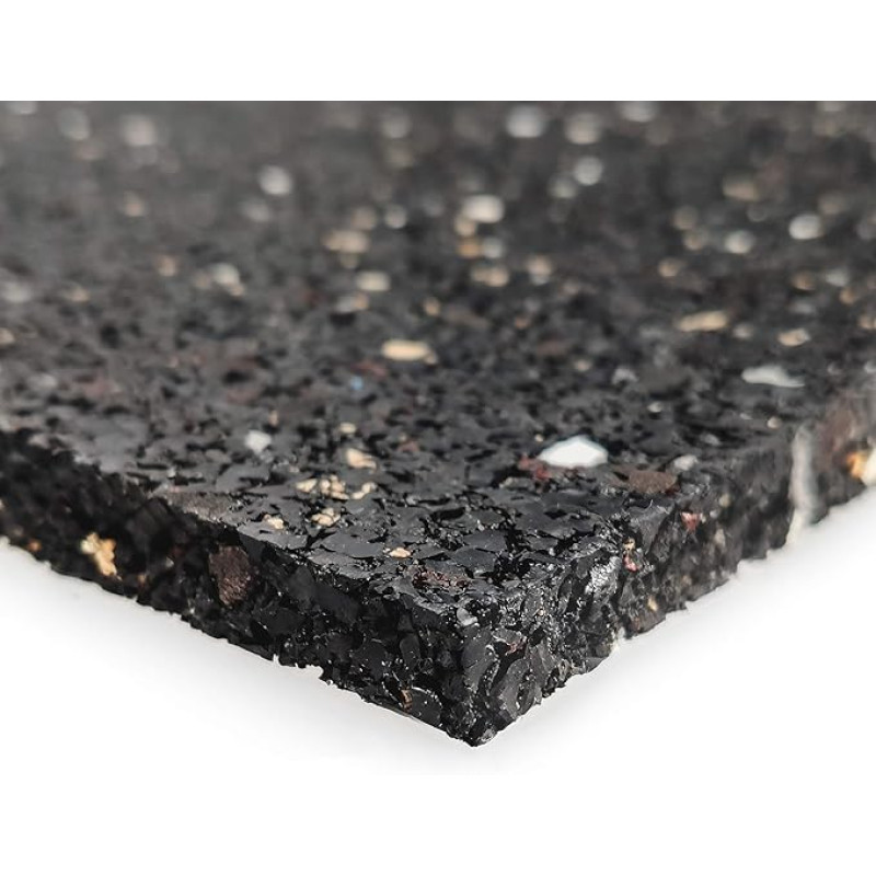 Wessper Antivibration Mat [60 x 60 x 1 cm] - Cut to Size Non-Slip Underlay - For Washing Machines, Tumble Dryers, Refrigerators, Subwoofers, Outdoor Carpets or 3D Printers