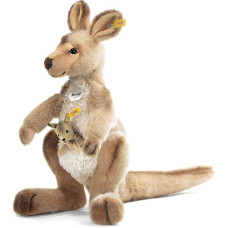 Steiff Kango Kangaroo With Baby (Beige)