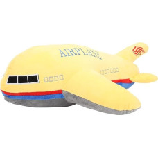 Bagima Plane Filled Cushion Plush Toy Aeroplane Soft Cushion Cute Child Soft Fluff Plush Plane Toy Adorable Photo Prop Home Decoration Gift (40 cm)