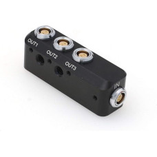 SZRMCC Camera 1 to 3 Power Supply Input, 2 Pin Female to 3 x 0B 2 Pin Female