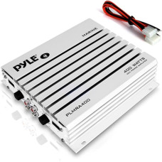 Pyle PLMRA400 400W 4 Channel Waterproof Marine Amplifier