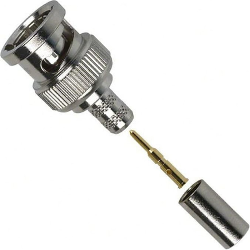 BW CCTV-DVR-Buchsen vom Typ RG59 mit Stecker für BNC-Crimpverbinder 30 Stück