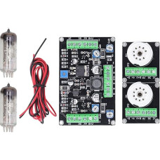 Dual Channel Vacuum Tube Driver Board, Lightweight Mutifuctional Electron Tube Driver Board Kit 6E2 Dual-Way Vacuum Tube Level Indicator Driver Board DIY Kit for Audio, Industrial Equipment, etc