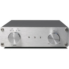 FeinTech AVS00200 Audio-Digital-Verstärker, Class-D Stereo mit Bluetooth aptX, 40W Silber