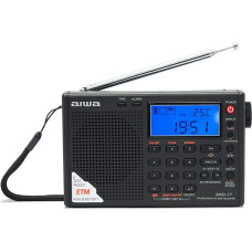 Aiwa RMD-77 Multiband FM PLL DSP Stereo/SW/MW/LW Radio with Headphones and Carry Case M