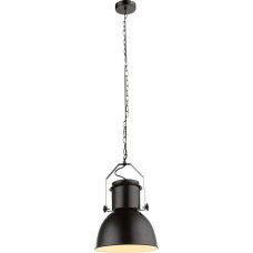 GLOBO 40W Black Metal Pendant Light