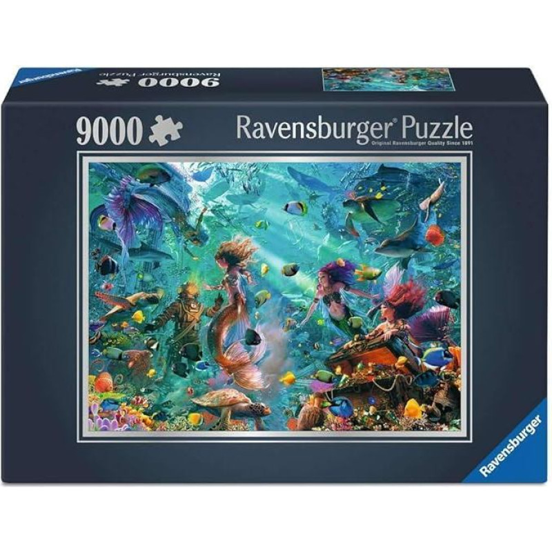 Ravensburger Dėlionė 17419 Povandeninė karalystė 9000 detalių Dėlionė suaugusiems ir vaikams nuo 14 metų