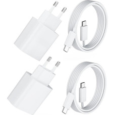 2 pakuotės 20W USB C greitasis įkroviklis PD 3.0 