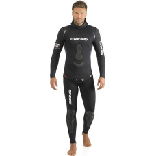 Cressi Apnea pilnas hidrokostiumas, nardymo kostiumas iš minkšto neopreno, juodas, L/4
