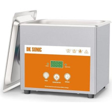 DK SONIC Ultrasonic Cleaner, 1.5L 60W Stainless Steel Ultrasonic Jewellery Cleaner with Cleaning Basket, Timer, Digital Sonic Cleaner for Cleaning Jewellery, Glasses, Coins