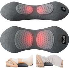 3-in-1 Back Massage Device, Back Massage, Electric Lumbar Massager, Electric Lumbar Traction Device, Back Massager with Traction, Vibration & Heat, Intelligent Massager
