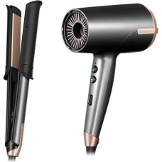 Remington Hair Styling Set ONE: Straighteners & Curling Iron [2-in-1 Multistyler] S6078 + Hair Dryer Ion [120 km/h Air Flow for Quick Drying] D6078