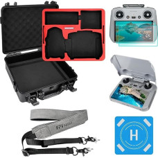 FPVtosky Drone Mini 4 Pro priedai 5-in-1 rinkinys, dvisluoksnis Mini 4 Pro dėklas, nusileidimo aikštelė, dirželis, ekrano apsauga, skėčio dangtelis DJI Min 4 Pro [tik Mini 4 Pro RC 2]