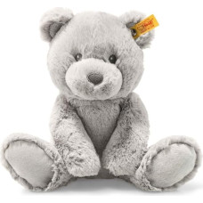 Steiff Bearzy Soft Cuddly Friends meškiukas 28 cm pliušinis žaislas su granulėmis viduje Minkštas ir švelnus pilkas