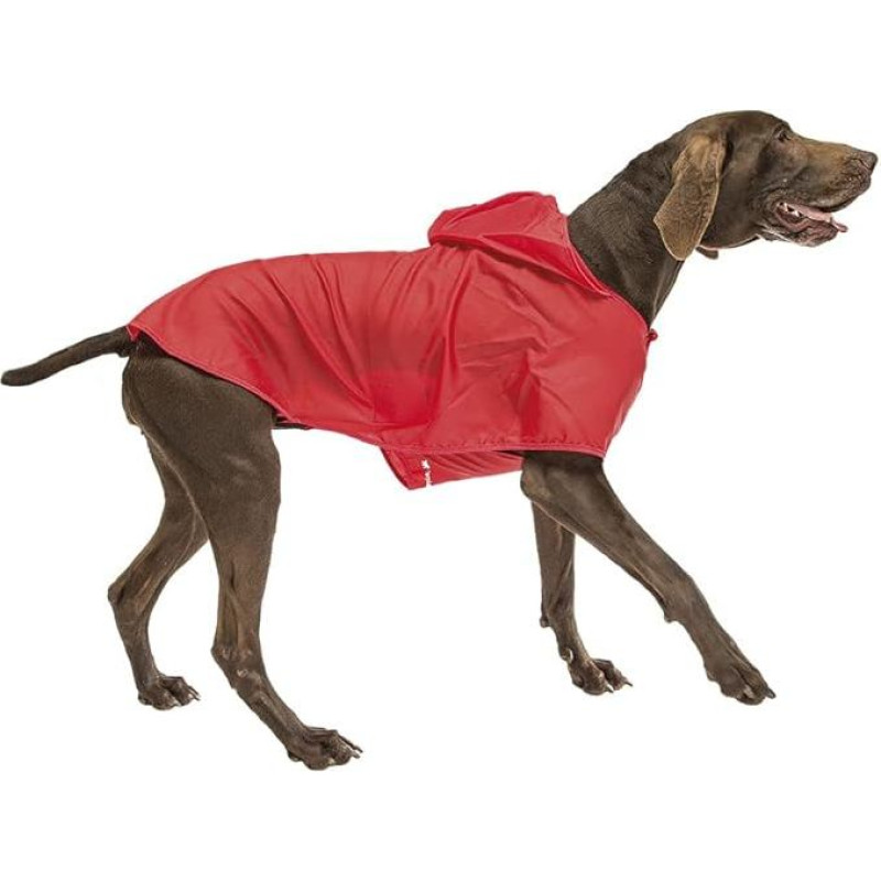 Ferplast cappotto mantellina impermeabile cappuccio cane cani sailor red