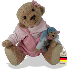 Clemens Collector Teddy Bear Sister 36 cm | Finest Mohair | Soft & Cuddly | Made in Germany | 5 sekcijos | Includes Limited Collector's Passport