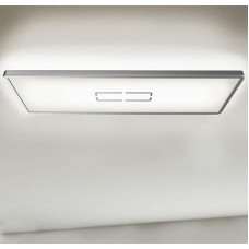 BRILONER Leuchten 3394-014 LED Ceiling Light with Backlight Effect, 22 Watt, 2,700 Lumens, 4,000 Kelvin, White/Silver, 580 x 200 x 29 mm (L x W x H)