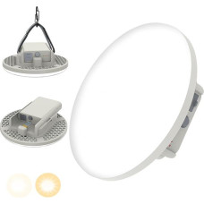 16500 mAh Camping Lamp Battery & Power Bank 2-in-1, Camping Light LED Battery Rechargeable with Warm & White Light Infinitely Dimmable, Camping Lantern with Hook Strap & Climbing Carabiner (White)