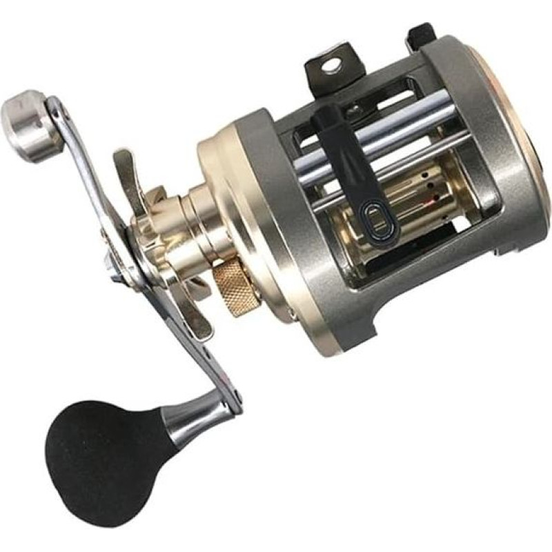 Karpfenrolle Angelrollen 10 Kg Max Drag Trolling Angelrolle Griff Übersetzungsverhältnis 6,0:1 Trommelrolle Angelgerät