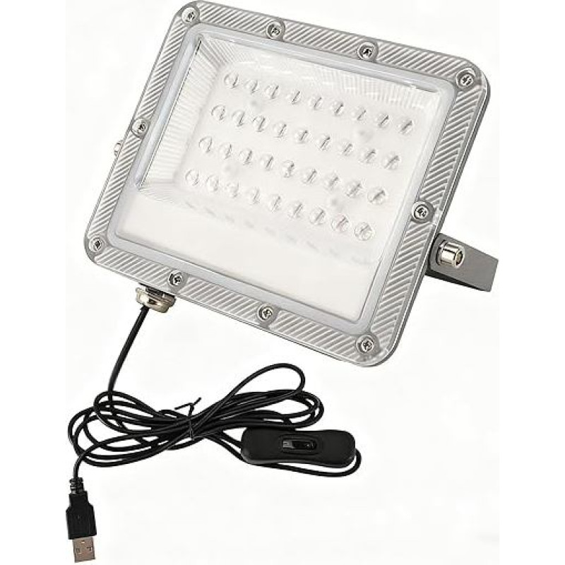 UV LED juoda lemputė, vandeniui atsparus USB diskas, skirtas švytėjimo vakarėliams su 365 Nm LED lemputėmis, aliuminio korpusu, PC sudužusios lempos dangteliu