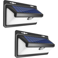 GRIFEMA 2 x DG1003-100 Outdoor Solar Lights 100 LED Waterproof Solar Lights with Motion Sensor