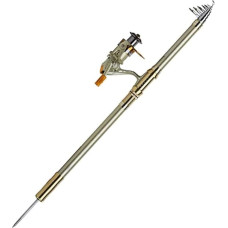 Žvejybos reikmenys Galingas tolimojo nuotolio jūros meškerės ritė Combo Teleskopinis žvejybos meškerės rinkinys, anglies žvejybos meškerė su žvejybos rite pradedantiesiems ir suaugusiesiems Ultralight