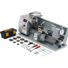 CREWORKS 750W mini metalo tekinimo staklės 8 x 16 colių stalinės staklės 210 x 400 mm 