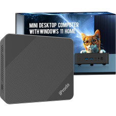 Mini PC 12th Generation Alder Lake N97 Processor (4C/4T, up to 3.6GHz), 16GB DDR4 RAM, Mini Desktop Computer with 512GB PCIE SSD 4K Dual Display Micro PC WiFi6/Bluetooth 5.2/USB3.2