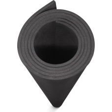 MEARCOOOH Juodos 6 mm EVA putos, 150 cm x 90 cm Cosplay didelės EVA putos, 1 x EVA putų guma, tankis 86 kg/m3, skirta Cosplay kostiumams, amatams, DIY projektams (juoda 6 mm)