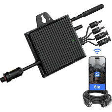 800 W inverteris su IP67 atsparumu vandeniui - balkono maitinimo stotis su WLAN programėle balkono maitinimo stočiai