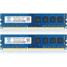 16 GB rinkinys DDR3-1600 UDIMM 8GBx2 PC3 12800 1,5 V CL11 2Rx8 PC3 12800U 240 kontaktų DDR3 1600 MHz ne ECC dviejų eilių staliniams kompiuteriams skirtas atminties modulis