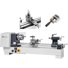 WABECO tekinimo staklės D2400 H20 su frezavimo stalu ir staklių pavadėliu 1,4 kW Didžiausias plotis 500 mm Pagaminta Vokietijoje