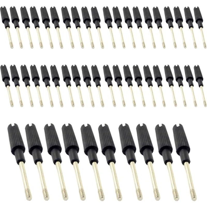 CY kabelių varžtai su nykščiu Nr. 4-40 UNC 47 mm ilgio nerūdijančio plieno, skirti kompiuterio DVI VGA RS232 kabeliui (50 vnt.)