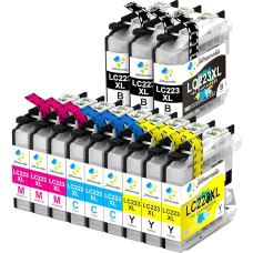 LC223 XL spausdintuvo kasetės suderinamos su Brother LC223XL LC-223VALBP kasetėmis, skirtomis Brother MFC J5320DW J4420DW J4620DW J480DW J5620DW J5720DW J680DW J4625DW DCP J4120DW J562DW (Pakuotė