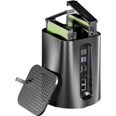 AOOSTAR R7 2 lizdų stalinis NAS mini kompiuteris, NAS serveris 